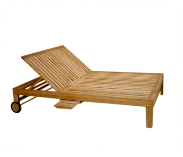 Rosecliff Heights Outdoor Teak Chaise Lounge Set of 2 Wayfair